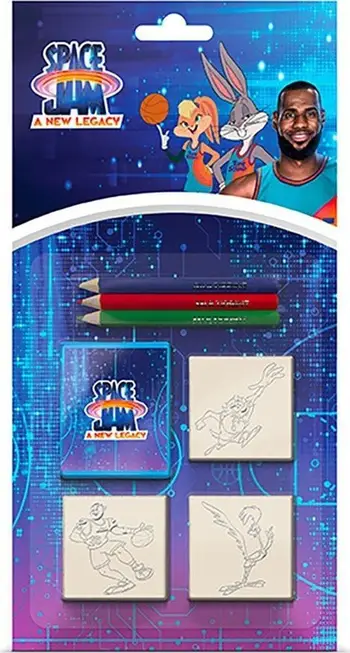 Set vula vizatimi Multiprint Space Match, 3 copë, për fëmijë