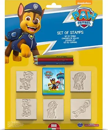 Set vula Multiprint Paw Patrol, 5 copë, me ngjyra, shumëngjyrësh