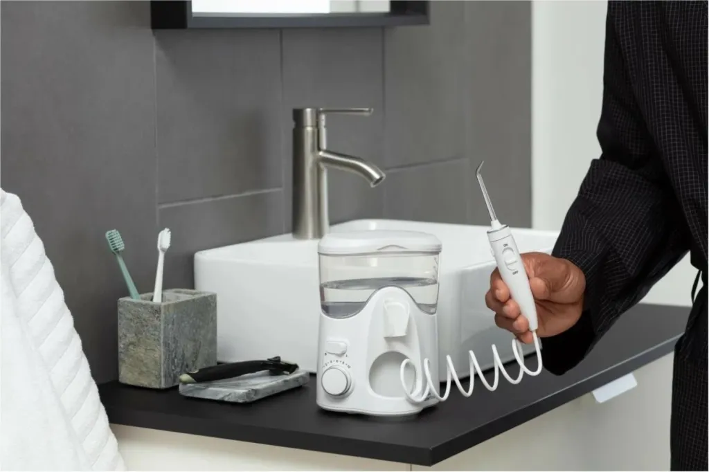 Irigator dhëmbësh Waterpik WF-150, 651ml, 6 koka, i bardhë - 7