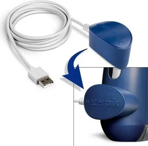 Irigator dhëmbësh Waterpik WP-583, pa kabllo, 207ml, ngjyrë kaltër - 5