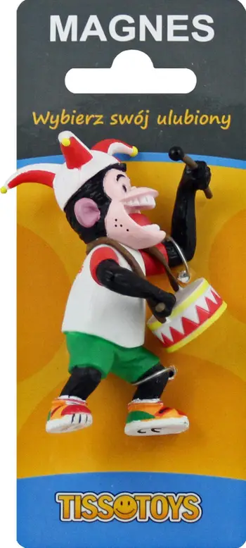 Magnet frigoriferi Tisso Toys MAGNES TYTUS KIBIC 11031M, dekorativ, shumëngjyrësh