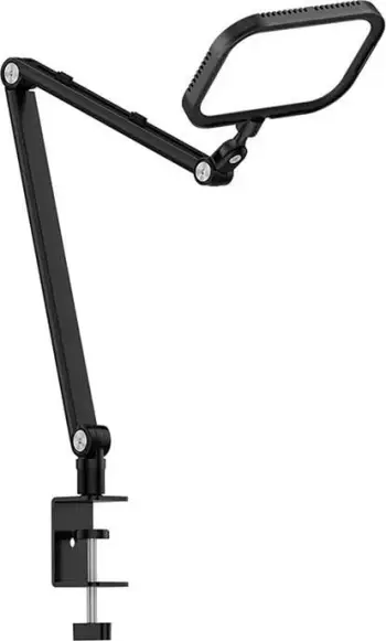 Llambë tavoline LED Apexel APL-FL25, 2800 lm, 3 mënyra ndriçimi, rregullim ndriçimi, USB, e zezë