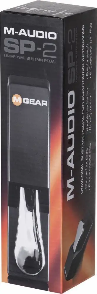 Pedal sustain piano M-Audio SP-2, 1.8m, lidhje 6.35mm, i zi
