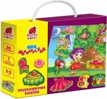 Puzzle magnetike Roter Kafer Strawberry Princess, 16 x 22 cm