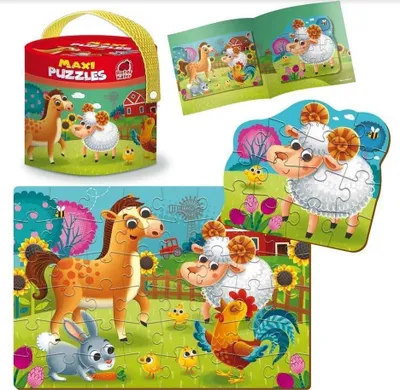 Puzzle 2 në 1 Roter Kafer Farm - 1