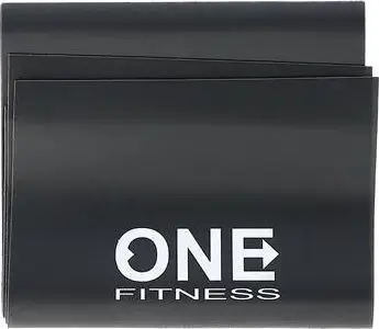 Shirit rezistues për ushtrime One Fitness Flex, i zi, 1 copë