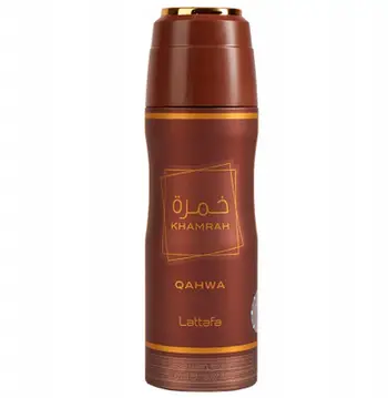 Deodorant trupor Lattafa Khamrah Qahwa, 200ml, unisex, kafe