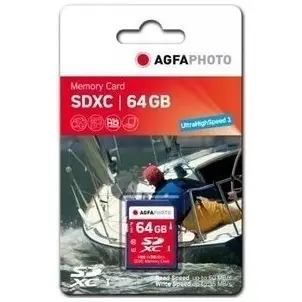 Kartë Memorie SD CARD AgfaPhoto SDXC Karte 64GB High Speed Class 10 UHS I U1 V30