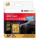 Kartë Memorie SD CARD AgfaPhoto SDXC UHS II 64GB Professional High Speed U3 V90