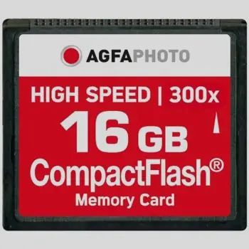 Kartë Memorie SD CARD AgfaPhoto Compact Flash 16GB High Speed 300x MLC