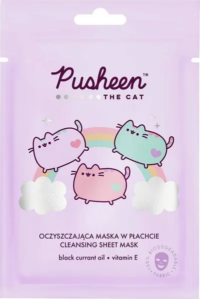 Maskë fytyre Pusheen Cleansing, pastruese, vegane - 1