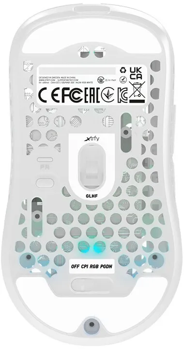 Maus Xtrfy M42 Wireless, i bardhë - 3