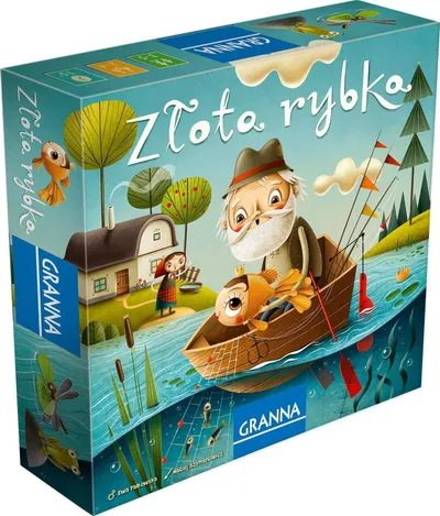 Lojë tavoline Granna Golden Fish, edukative, shumëngjyrëshe - 1