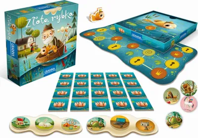 Lojë tavoline Granna Golden Fish, edukative, shumëngjyrëshe - 4
