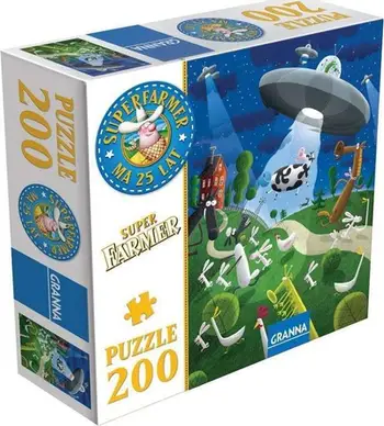 Puzzle Granna Superfarmer, 200 copa, shumëngjyrësh