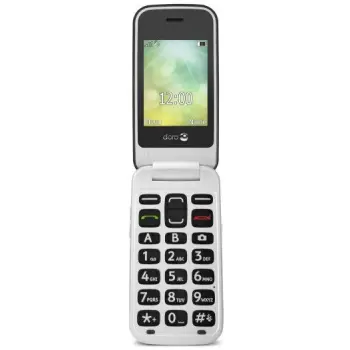 Celular Doro 2424, 2.4", 3MP, 800mAh, gri/argjendtë
