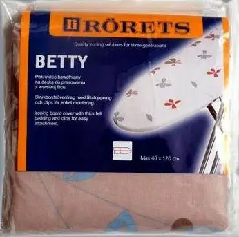 Mbulesë e dërrasës për hekurosje Rorets Betty, e bardhë