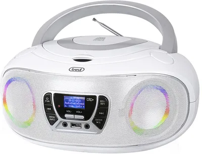 Radio portative Trevi CMP 583 DAB, CD/MP3, e bardhë - 2