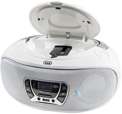 Radio portative Trevi CMP 583 DAB, CD/MP3, e bardhë - 3