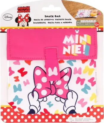 Çantë dreke Disney Minnie Mouse, e ripërdorshme, shumëngjyrëshe