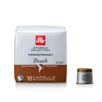 Illy Brasile, përzierje kompatibile me Illy® Iperespresso (18 kapsula)