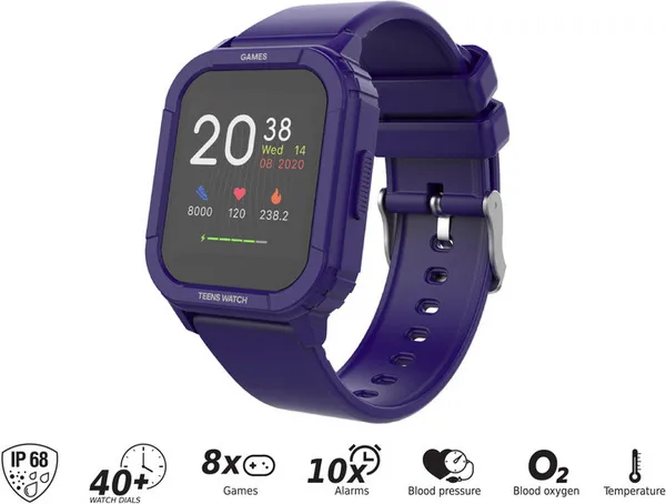 Orë smart për fëmijë iGET KID F10, vjollcë - 4
