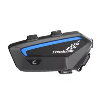 Kufje për motoçikletë FreedConn FX, Bluetooth, të zeza