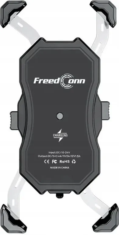 Mbajtës për celular FreedConn MC1W, me karikues induktiv, ngjyrë e zezë - 1