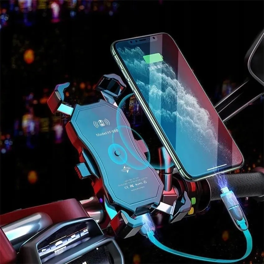 Mbajtës për celular FreedConn MC1W, me karikues induktiv, ngjyrë e zezë - 17