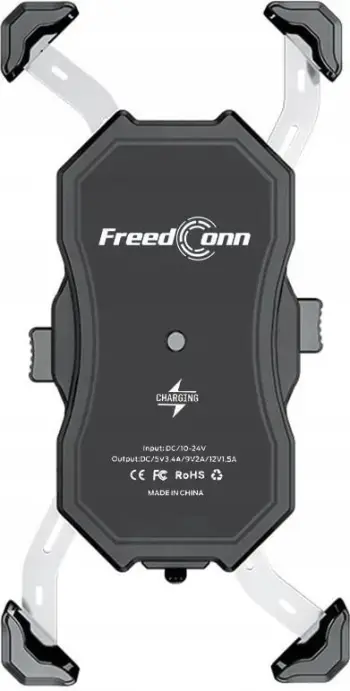 Mbajtës për celular FreedConn MC1W, me karikues induktiv, ngjyrë e zezë