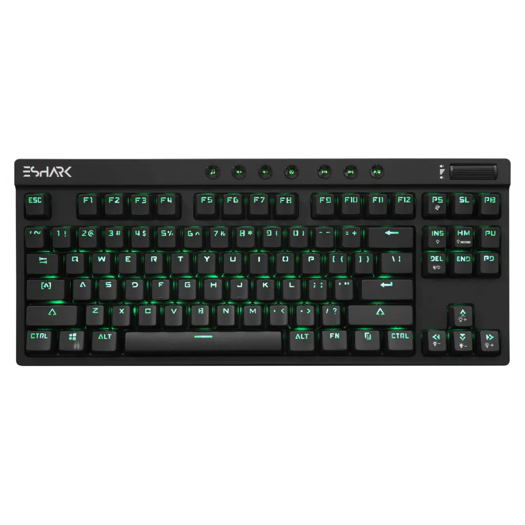 Tastierë Gaming EShark ESL-K1 KODACHI, mekanike, RGB, e zezë - 1