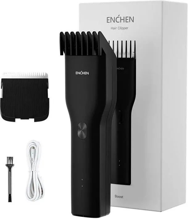 Makinë prerëse flokësh ENCHEN BOOST-B, e zezë - 3