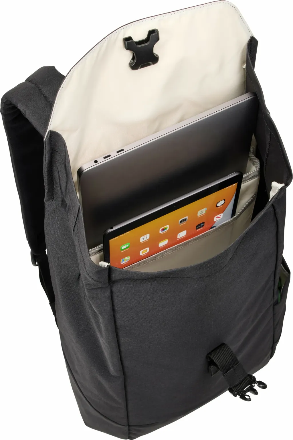 Shpinore Thule TLBP213, për laptop 14", xhep për tablet 10.5", e zezë - 8