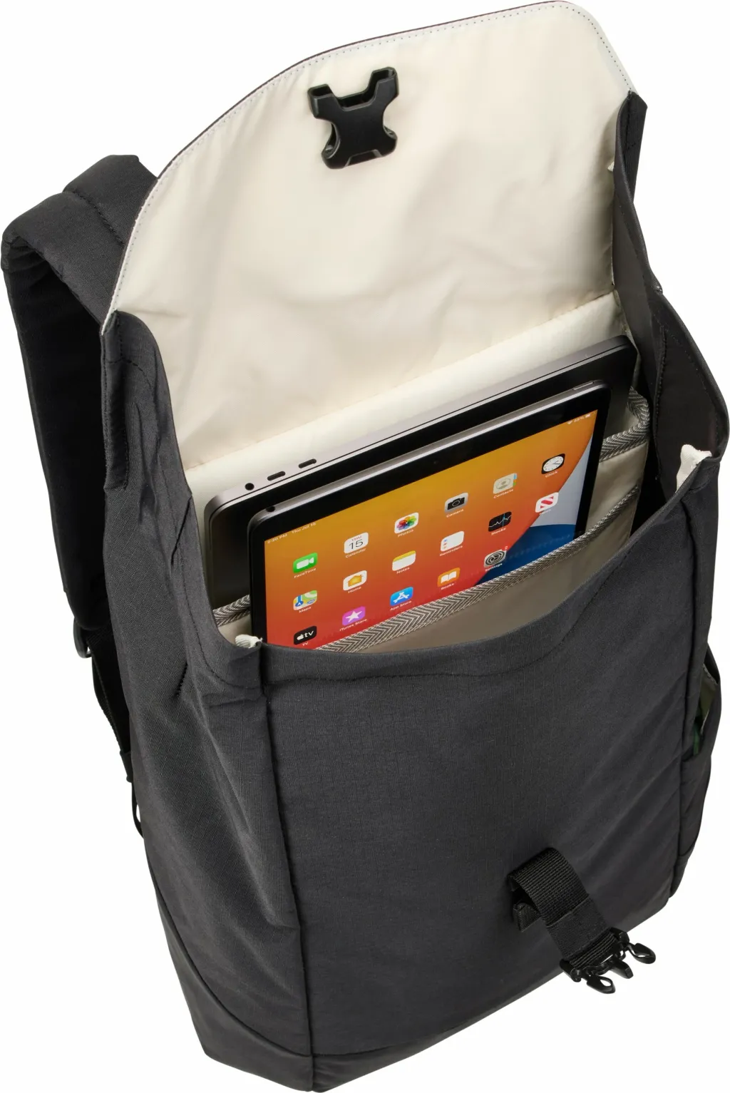Shpinore Thule TLBP213, për laptop 14", xhep për tablet 10.5", e zezë - 9