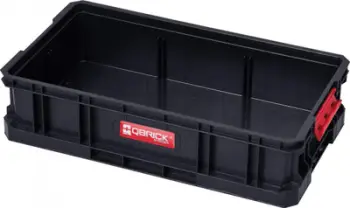 Kuti e veglave Qbrick Two Box 100, 13 x 29.5 x 53 cm, 100 kg, e zezë