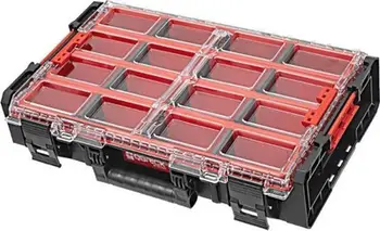 Organizer për vegla Qbrick System One XL Long Bin, set 4 copë, i kuq