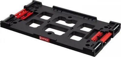 Adapter montimi Qbrick System One Multi, strukturë e përforcuar, montim në mur ose dysheme, i zi - 1