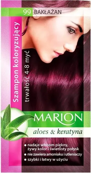 Ngjyrë/Shampon për flokë Marion, nr. 99 eggplant, 40 ml