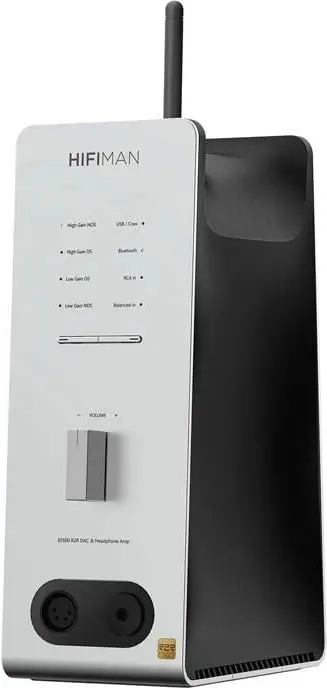 Amplifikator kufjesh HiFiMAN EF600 Amp me DAC të integruar, i bardhë