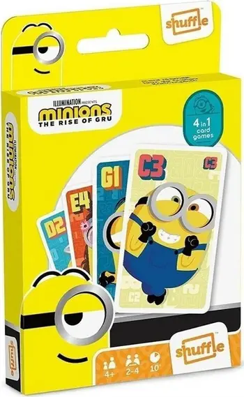 Lojë letra Cartamundi Minions The Rise of Gru, familjare, 32 letra