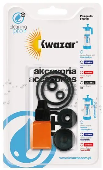 Set aksesorë Kwazar Venus Super Cleaning Pro +, shumëngjyrësh