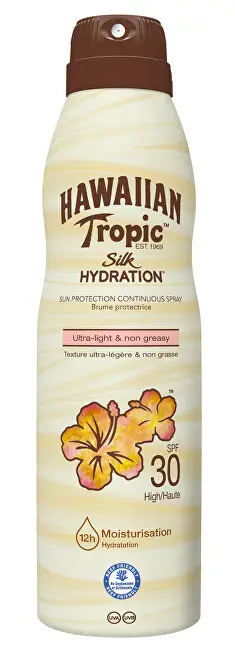 Sprej hidratues dhe mbrojtës kundër diellit Hawaiian Tropic Silk Hydration Spray SPF 30, 177 ml