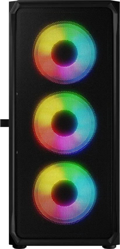 Kase kompjuteri Logic Concept Portos ARGB, MIDI Tower, xham i kalitur, e zezë - 12