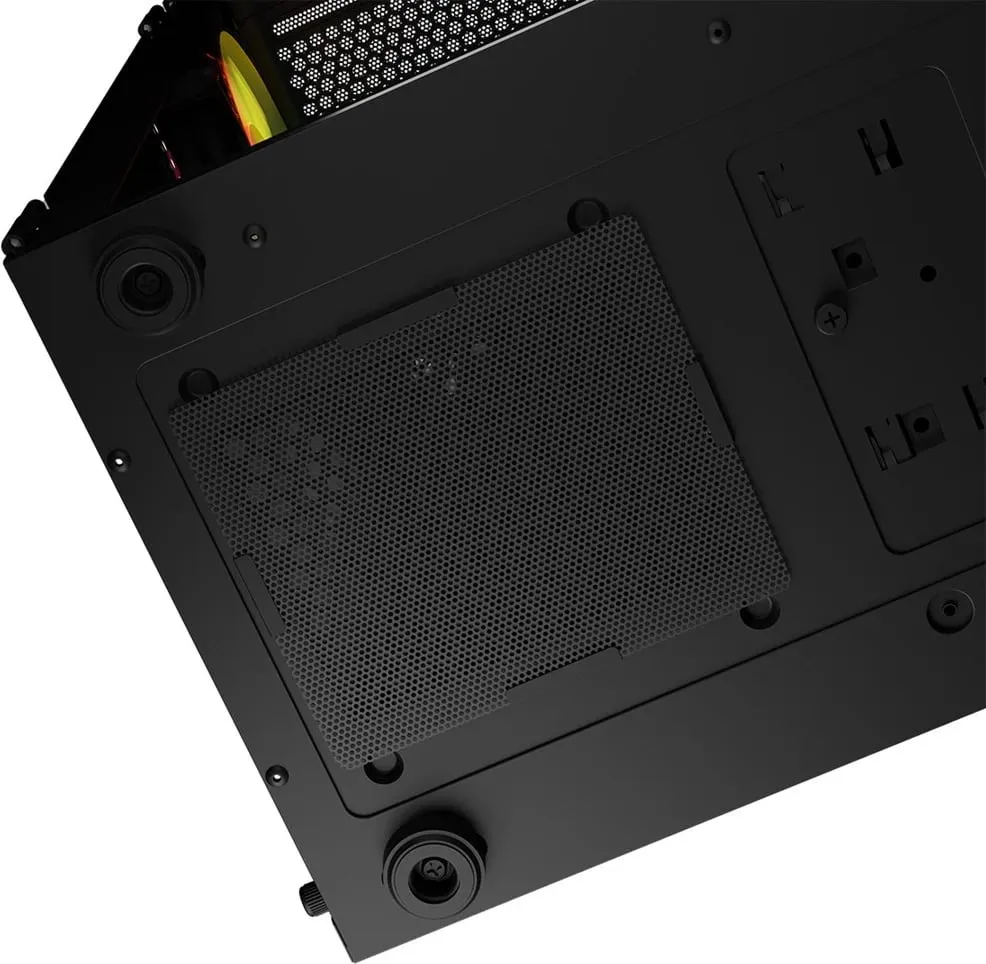 Kase kompjuteri Logic Concept Portos ARGB, MIDI Tower, xham i kalitur, e zezë - 8