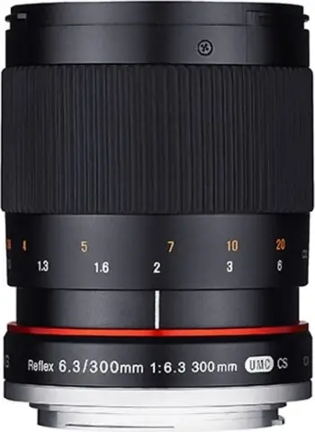 Lentë telefoto Samyang 300mm F6.3 Reflex DSLR Canon