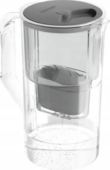 Kannë filtrimi Wessper AquaMax Basic, 3.3L, filtër karbon aktiv, gri