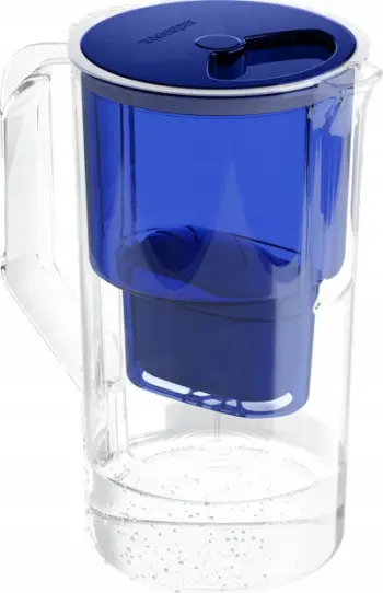 Brokë filtruese uji Wessper AquaMax Basic, 2.5L, plastikë pa BPA, blu