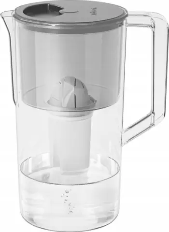 Shishe filtruese uji Wessper AquaClassic Basic, 2.5L, plastike pa BPA, gri