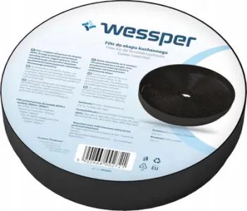 Filtër karboni për aspirator Wessper AKPO WK-6 WK-8 WK-9, absorbim i lartë, i zi