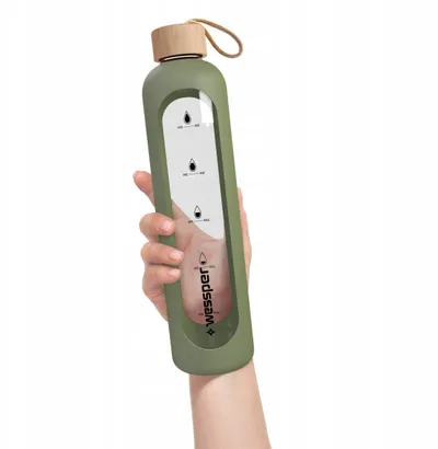 Mbështjellës silikoni Wessper Activemax, për shishe 1L, ngjyrë ulliri - 3